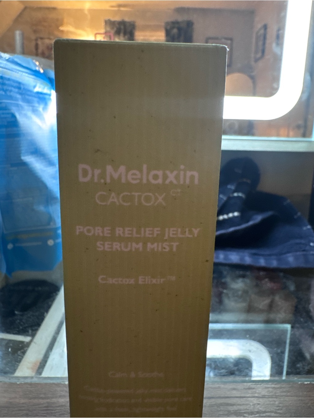 CACTOX Pore Relief Jelly Serum Mist - Olive/Gold